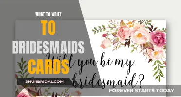 Thoughtful Words: Bridesmaids Cards