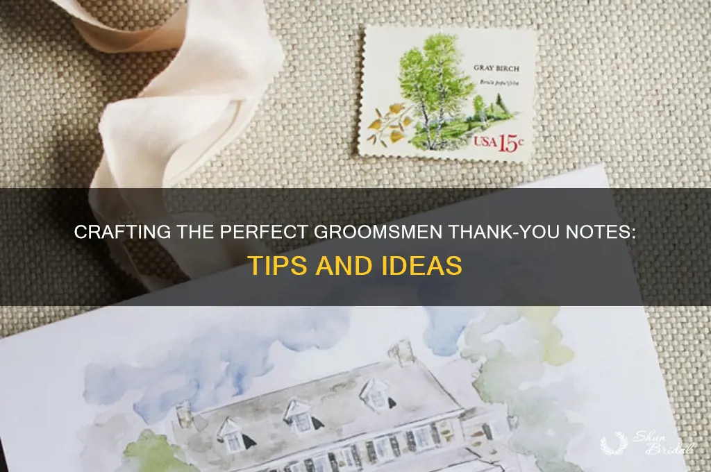 what to write to groomsmen
