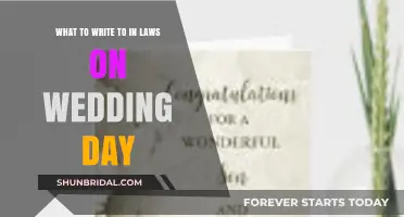 Heartfelt Wedding Day Messages: Crafting the Perfect Note to Your In-Laws