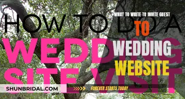 How to Craft a Warm Wedding Website Invite