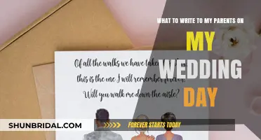 Heartfelt Wedding Day Messages: Expressing Love and Gratitude to Parents