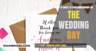 Expressing Gratitude to Your Bridesmaids on Your Wedding Day