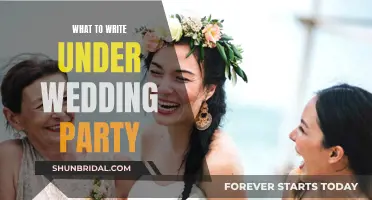 How to Craft the Perfect Wedding Party Bios