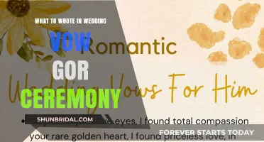 Crafting Heartfelt Wedding Vows: Tips for a Meaningful Ceremony