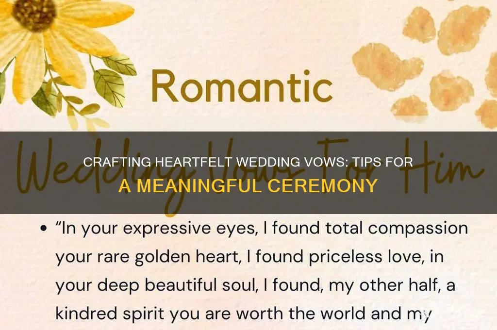 what to wrote in wedding vow gor ceremony