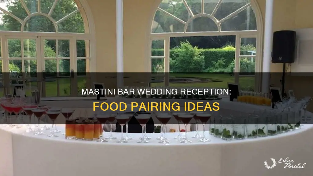 what too serve with mastini bar wedding reception