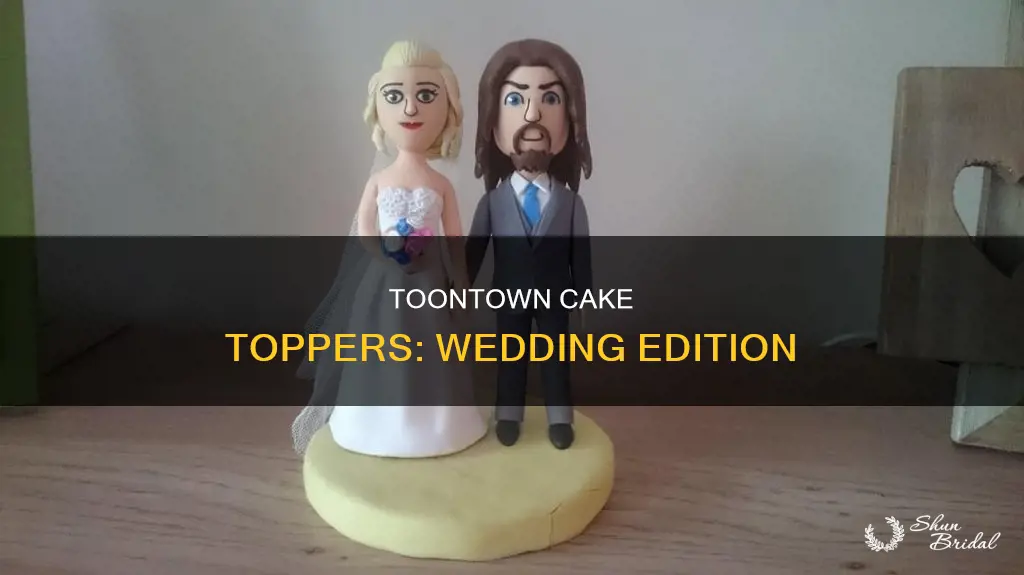 what toontown characters are on top of the wedding cake