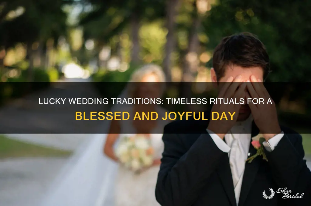what traditions good luck for wedding day