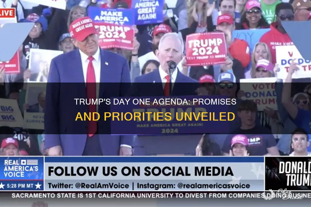 what trump has vowed to do on day one
