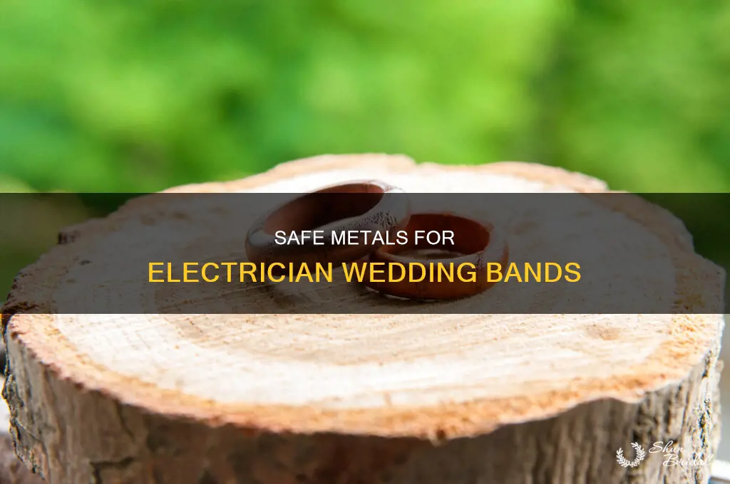 what type metal for wedding band safe for electrician