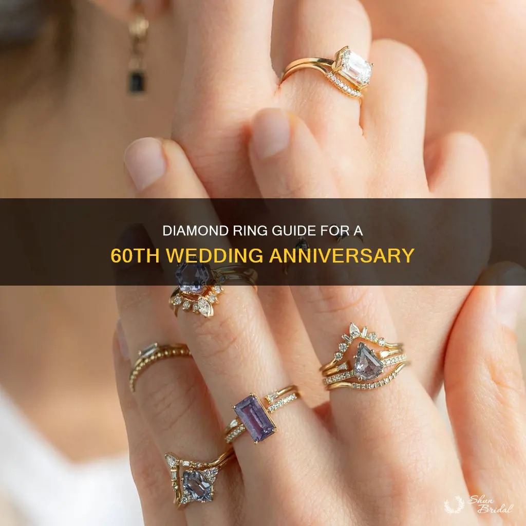 what type od duamond ring for 60th wedding anniverary