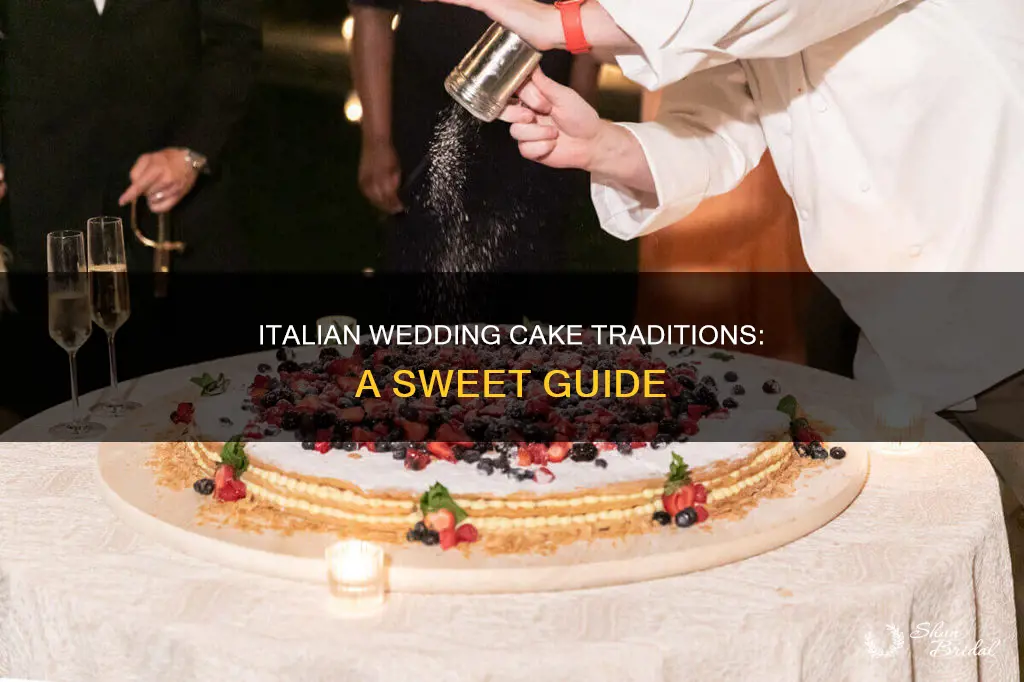 what type of cakes served in a italian wedding