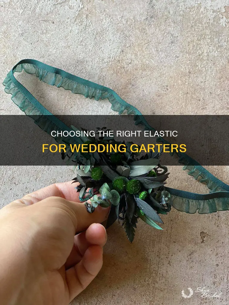 what type of elastic is used for wedding garters