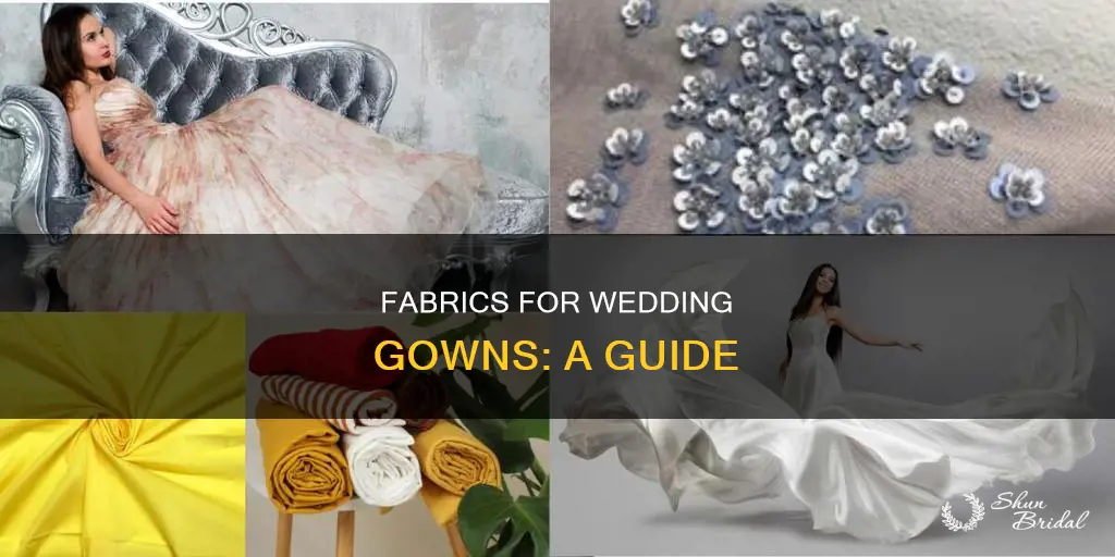what type of fabric is a wedding dress made of