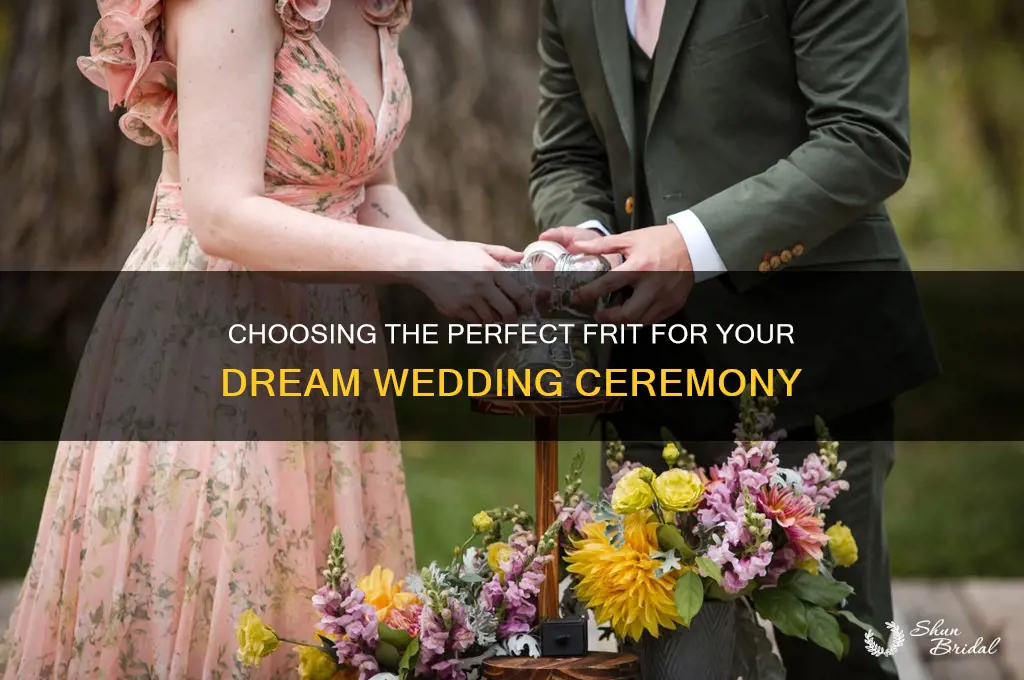 what type of frit to buy for wedding ceremony