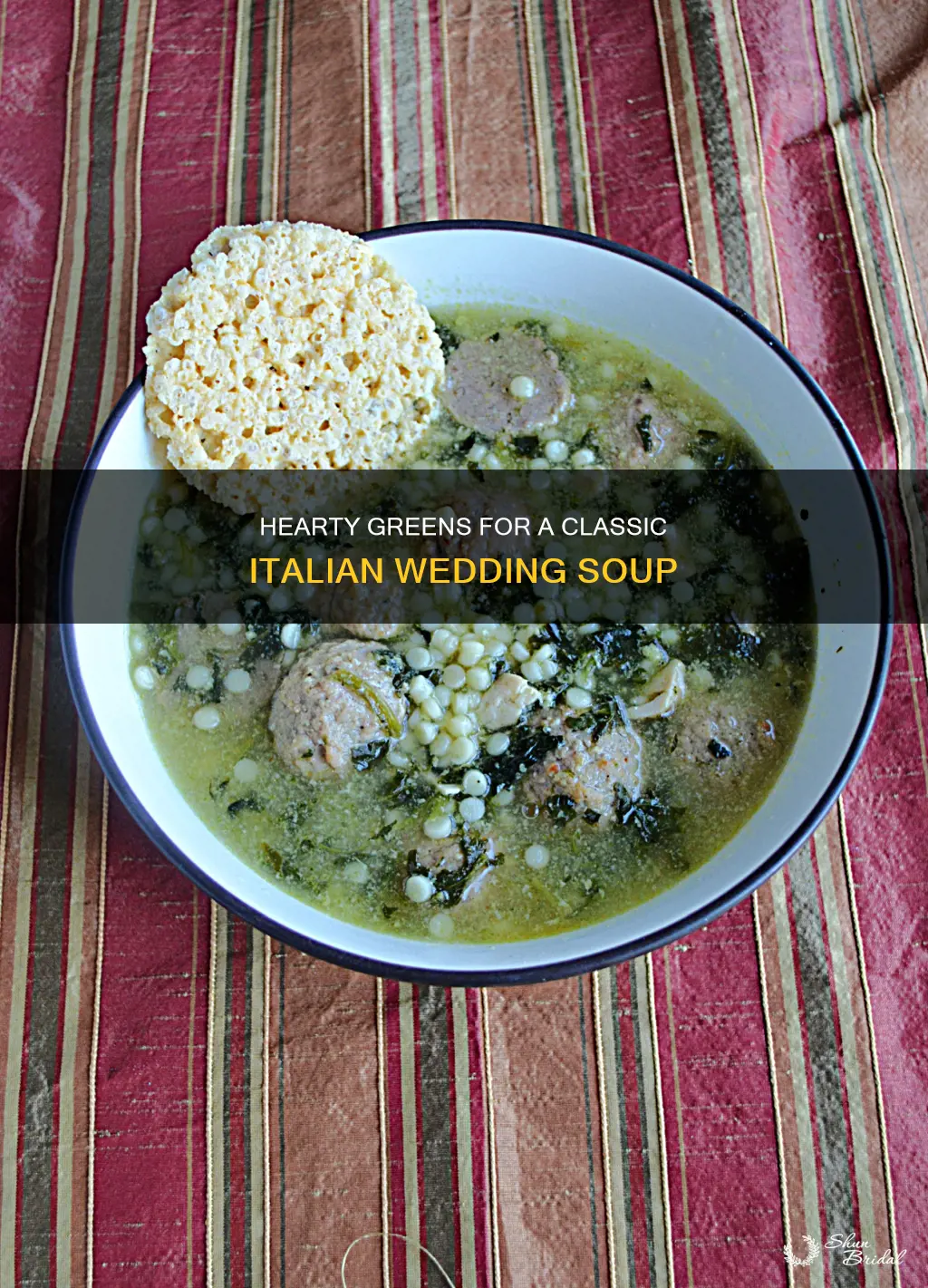 what type of greens to use for italian wedding soup