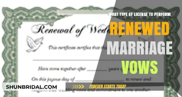 Renewing Marriage Vows: Understanding the Necessary License Requirements