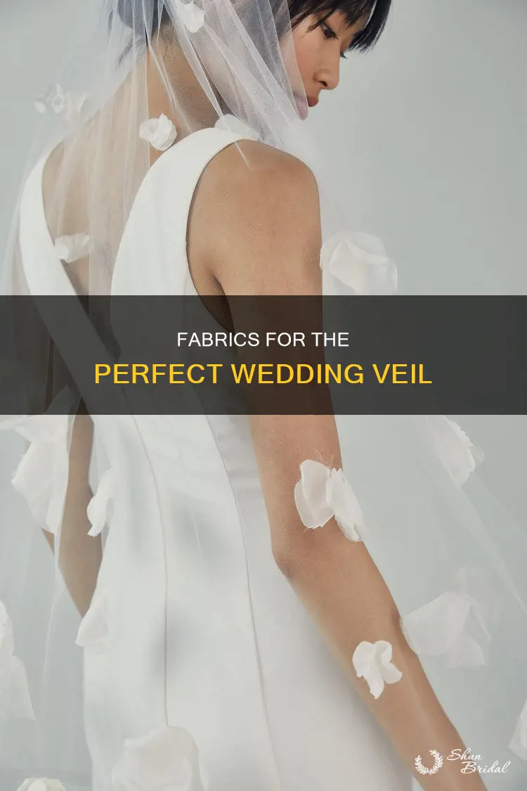 what type of material is used on wedding vail