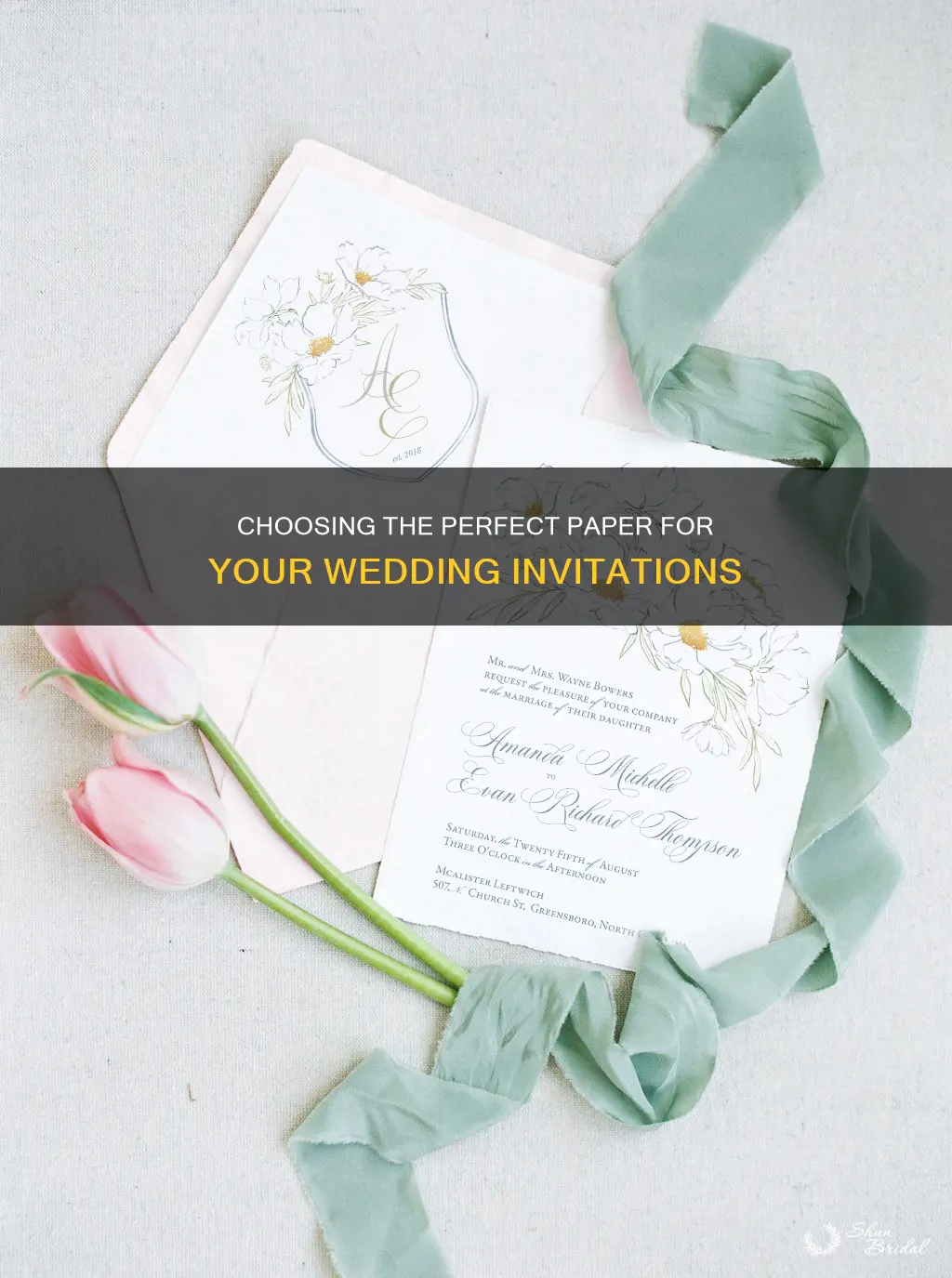 what type of paper is best for wedding invitations