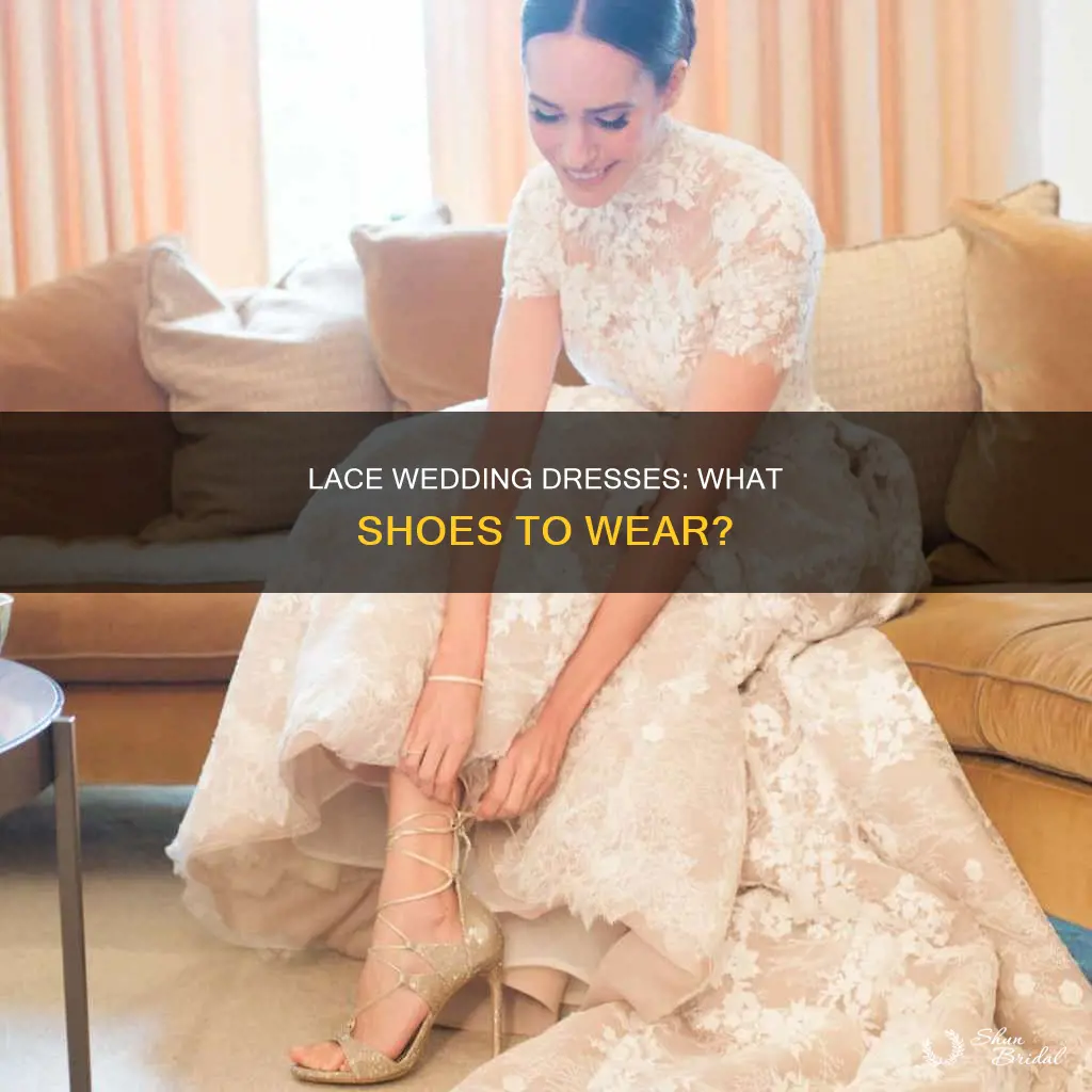 what type of shoes to wear with lace wedding dress
