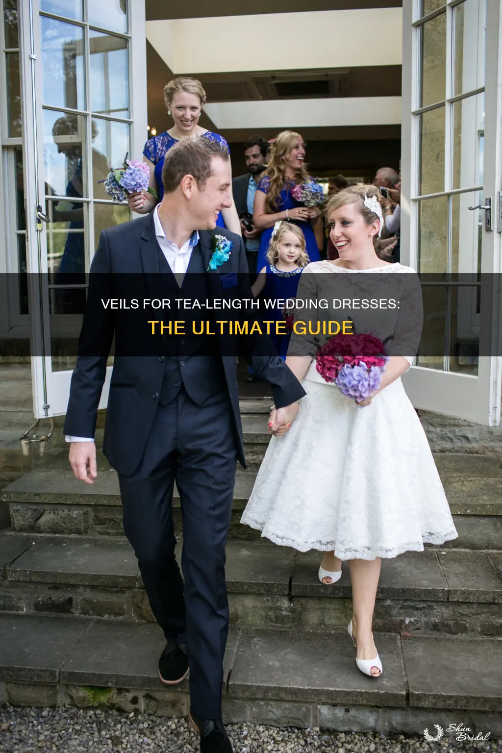 what type of veil for tea length wedding dress