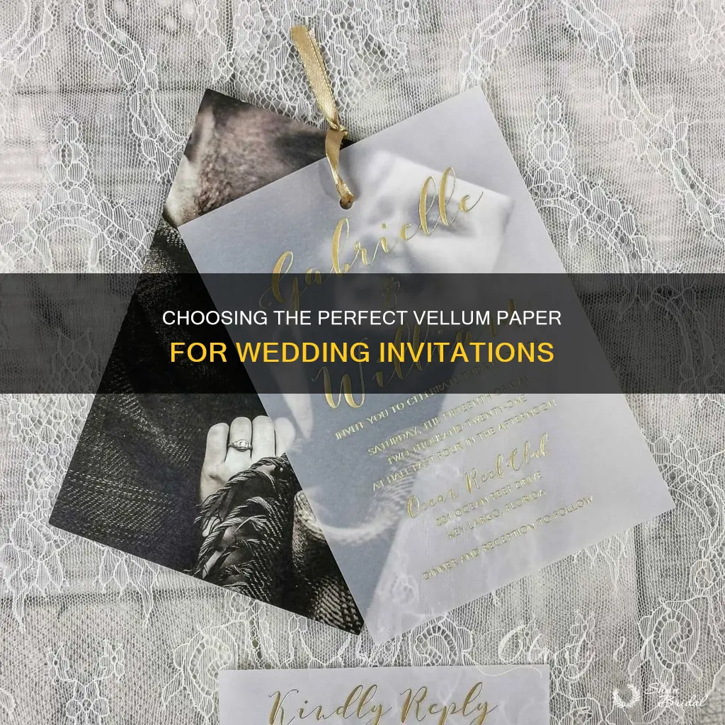 what type of velum paper is best for wedding invites