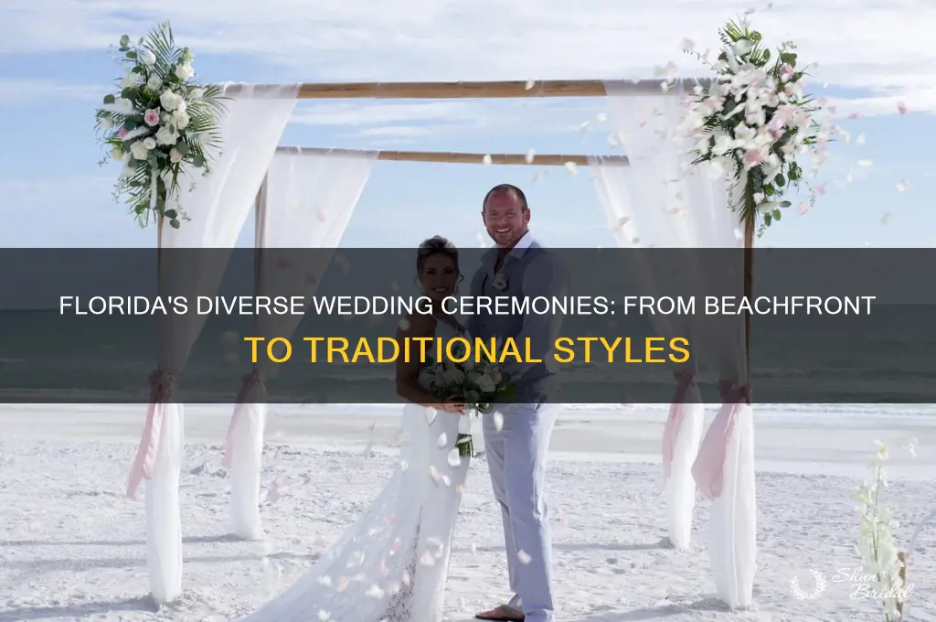 what type of wedding ceremonies are performed in Florida