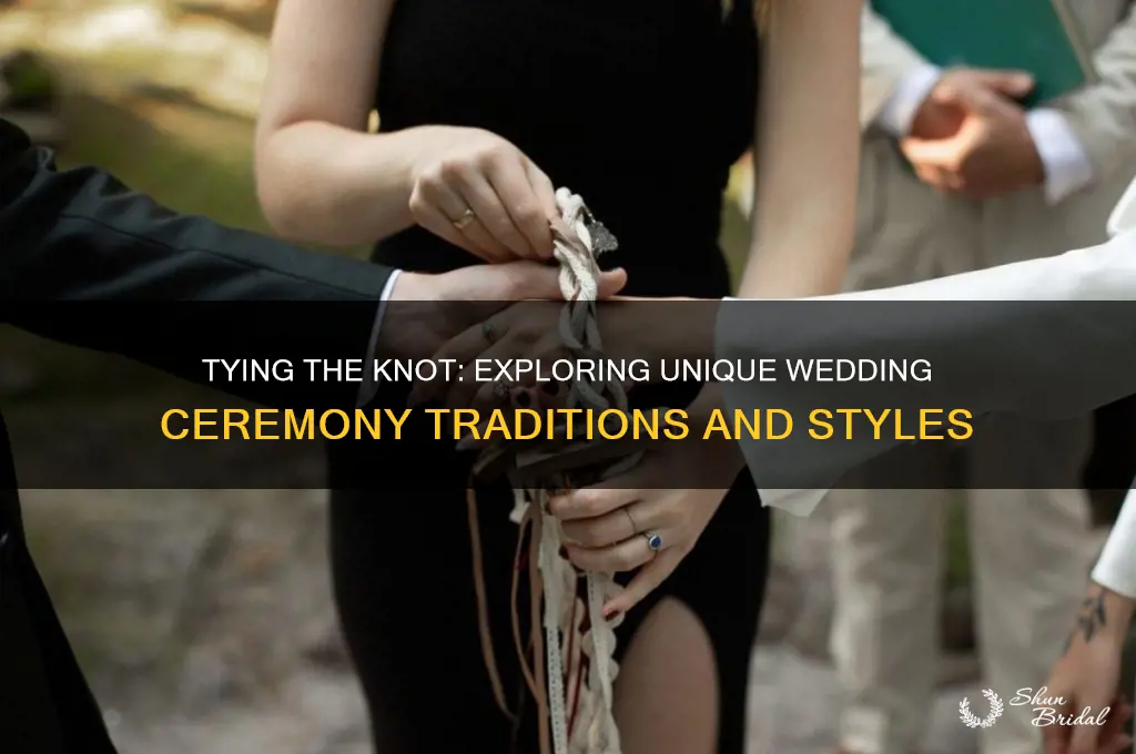 what type of wedding ceremony tying of the knot