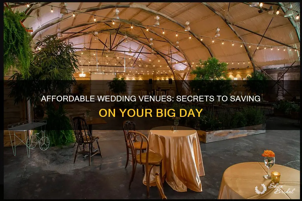 what type of wedding venues are cheaper