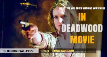 Trixie's Wedding Vows in Deadwood: Analyzing the Type and Meaning