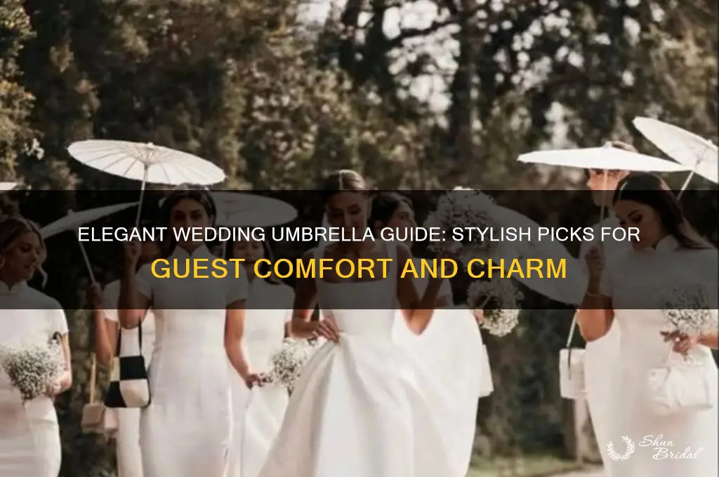 what umbrella to buy for wedding guests