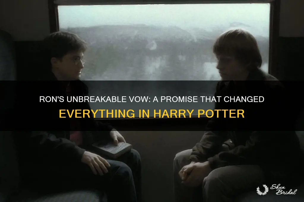 what unbreakable vow did ron make