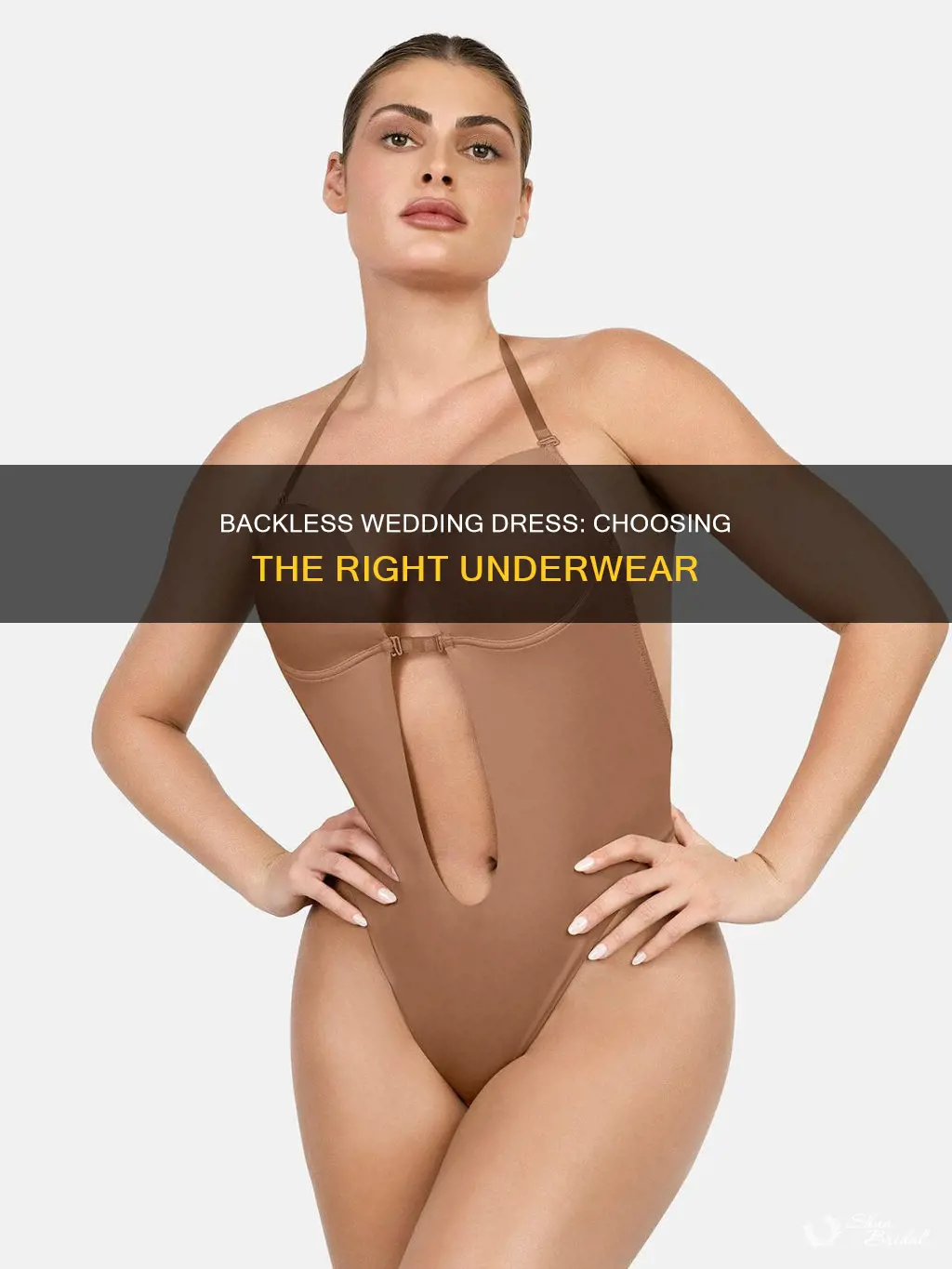 what underwear to wear under backless wedding dress