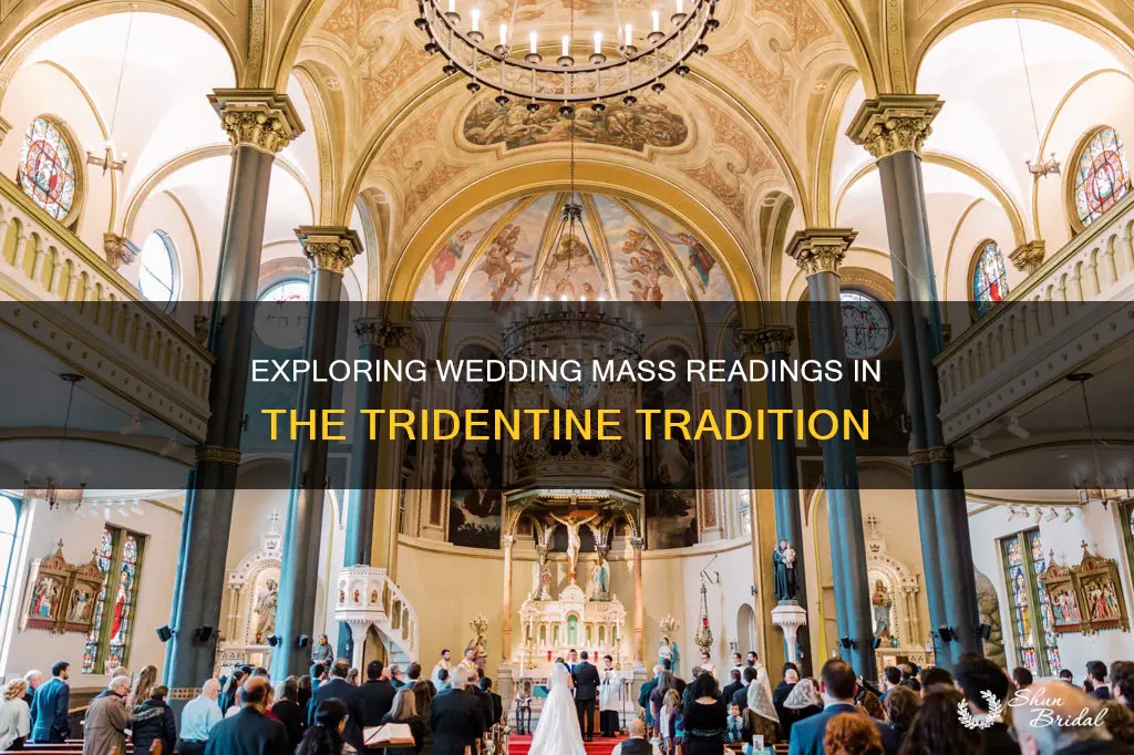 what used to be read at wedding mass tridentine mass