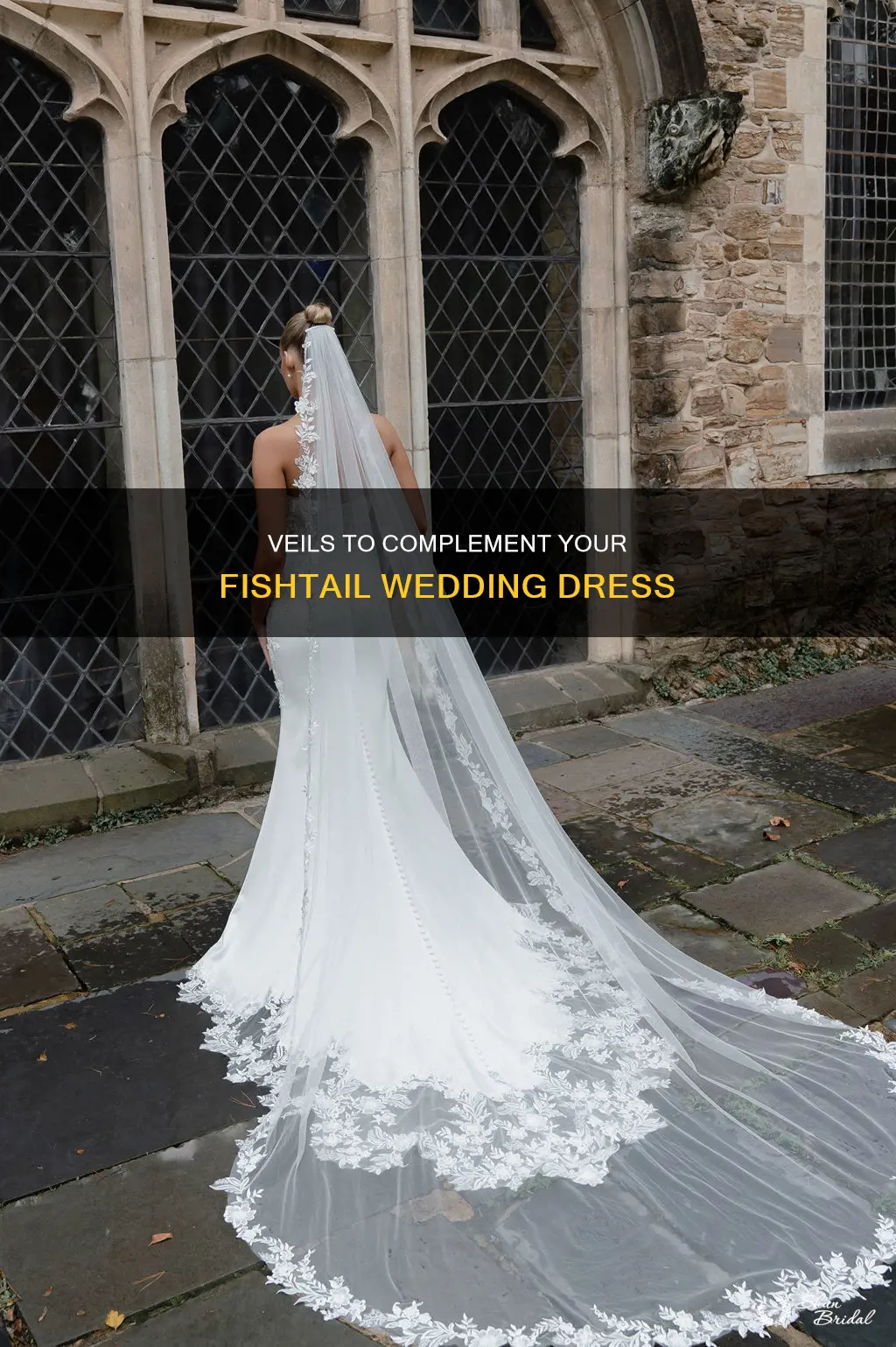 what veil to wear with fishtail wedding dress