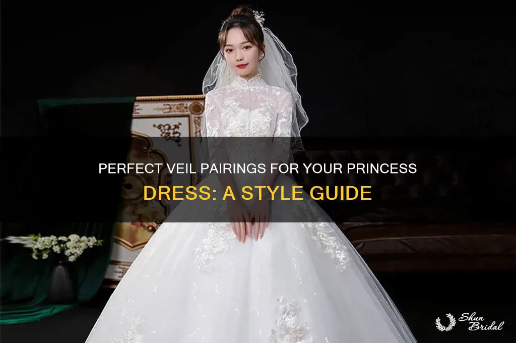what veil to wear with princess dress