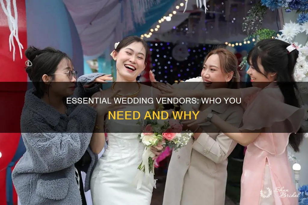 what vendors do I need for a wedding