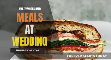 Meal Plans for Wedding Vendors: Who and What to Feed