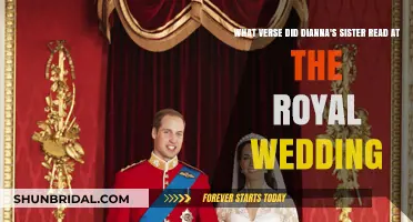 Royal Wedding Verse: Dianna's Sister's Reading Revealed