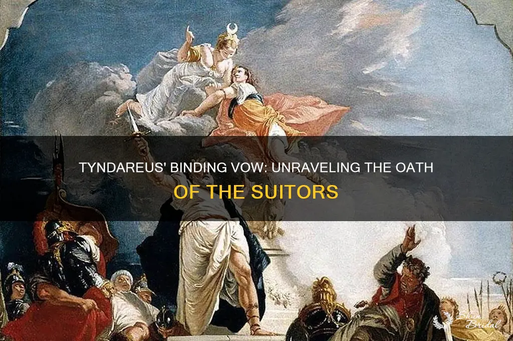 what vow did tyndarues make them take