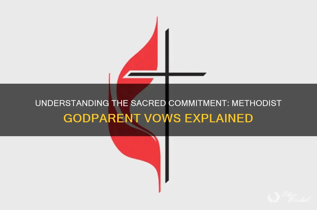 what vow does a godparent take in a methodist church