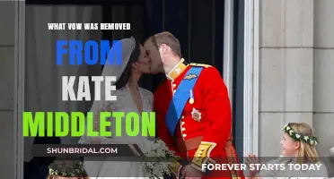 Kate Middleton's Royal Wedding Vow: The Omitted Promise Explained