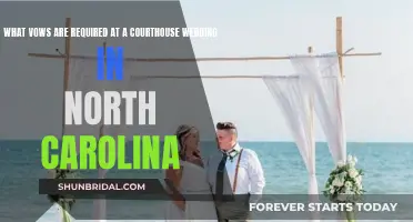 Vows for a North Carolina Courthouse Wedding