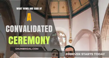 Understanding the Sacred Vows Spoken at a Convalidated Wedding Ceremony