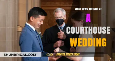 Simple Courthouse Wedding Vows: What to Expect and Say