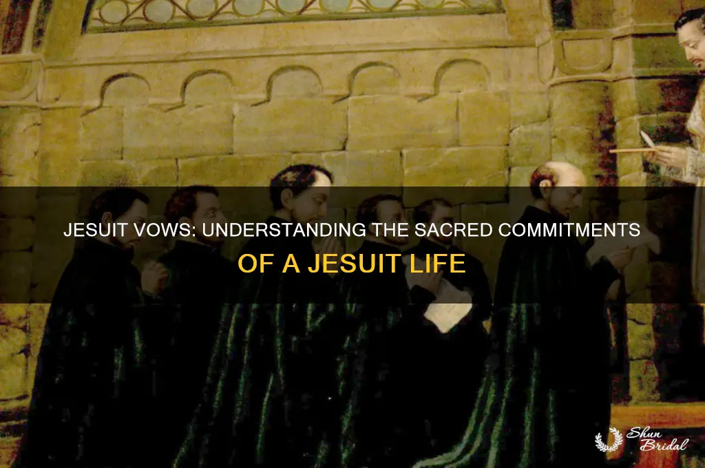 what vows must a jesuit take