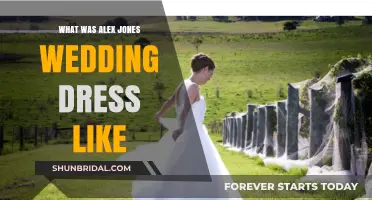Alex Jones' Wedding Dress: A Closer Look