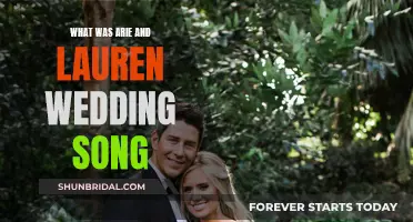 Arie and Lauren's Wedding Song: Their Special Choice
