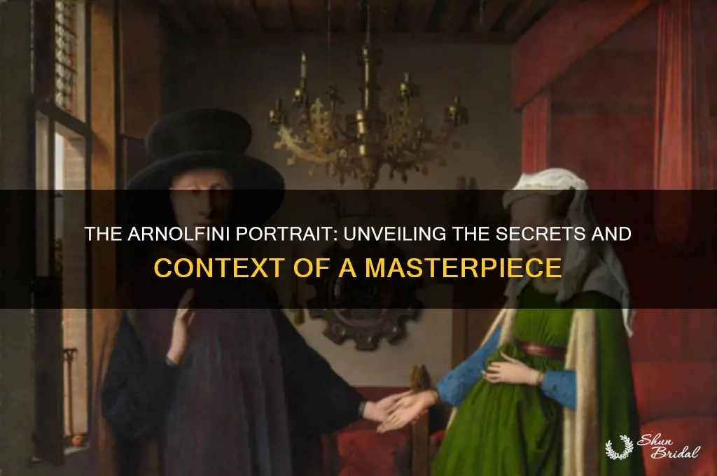 what was going on around the arnolfini wedding portrait