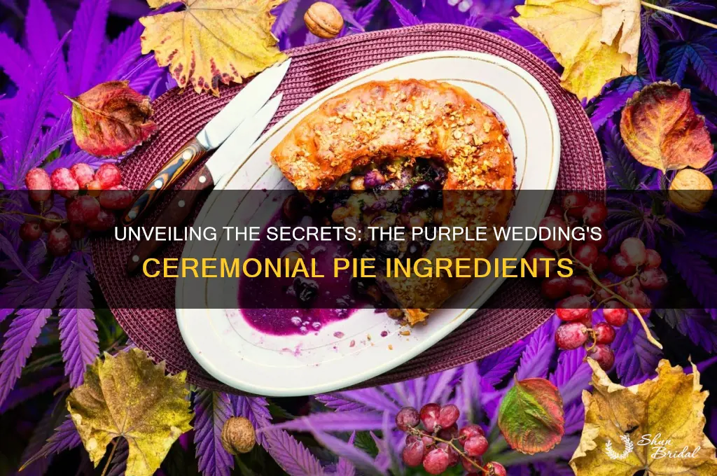 what was in the ceremonial pie at the purple wedding